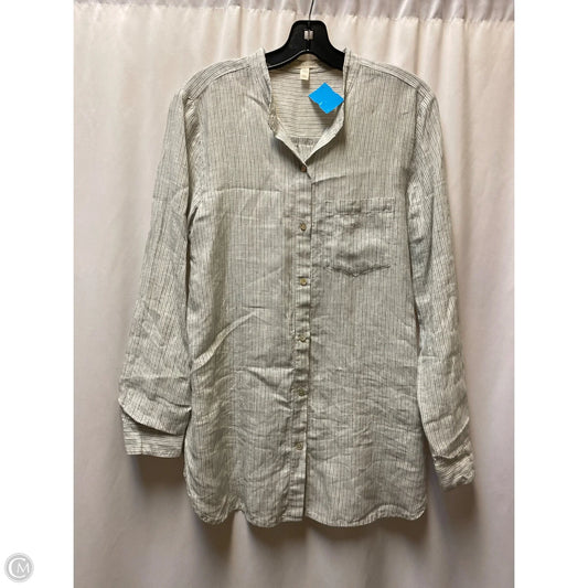Top Long Sleeve By Eileen Fisher In Grey, Size: Sp