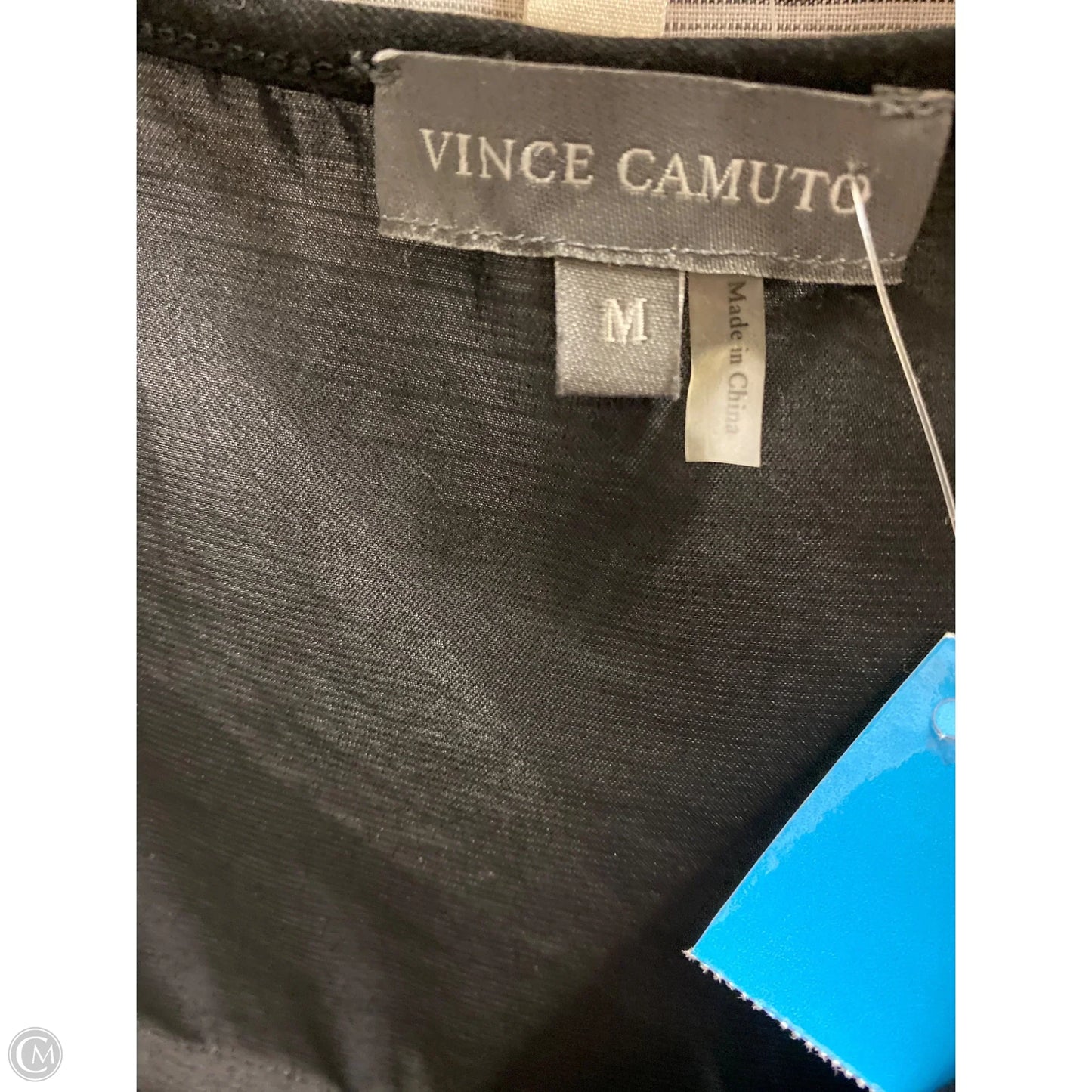 Top 3/4 Sleeve By Vince Camuto In Black, Size: M