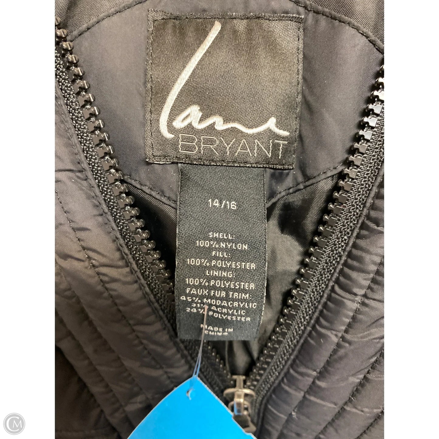 Coat Parka By Lane Bryant In Black, Size: L