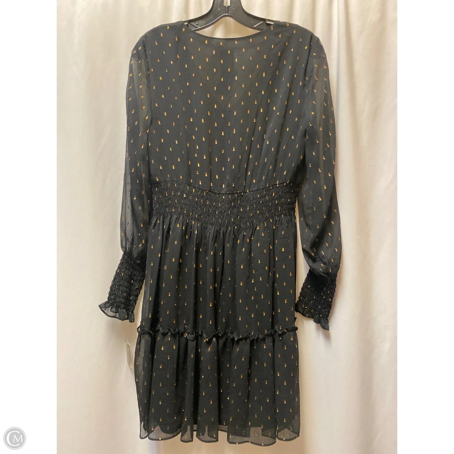 Dress Casual Midi By Taylor In Black, Size: S