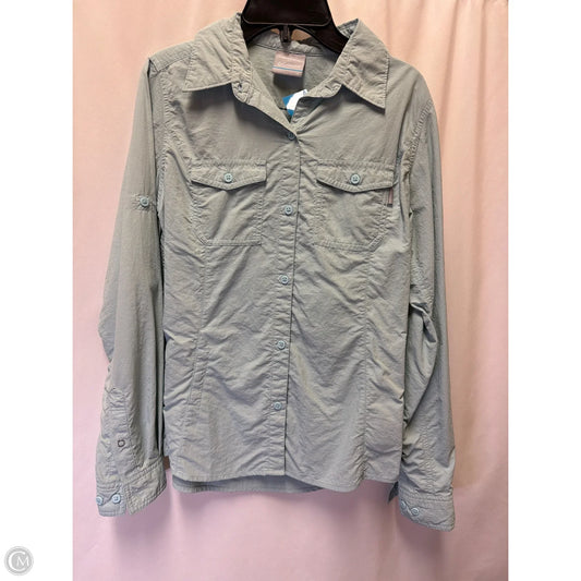 Top Long Sleeve By Columbia In Green, Size: Xs