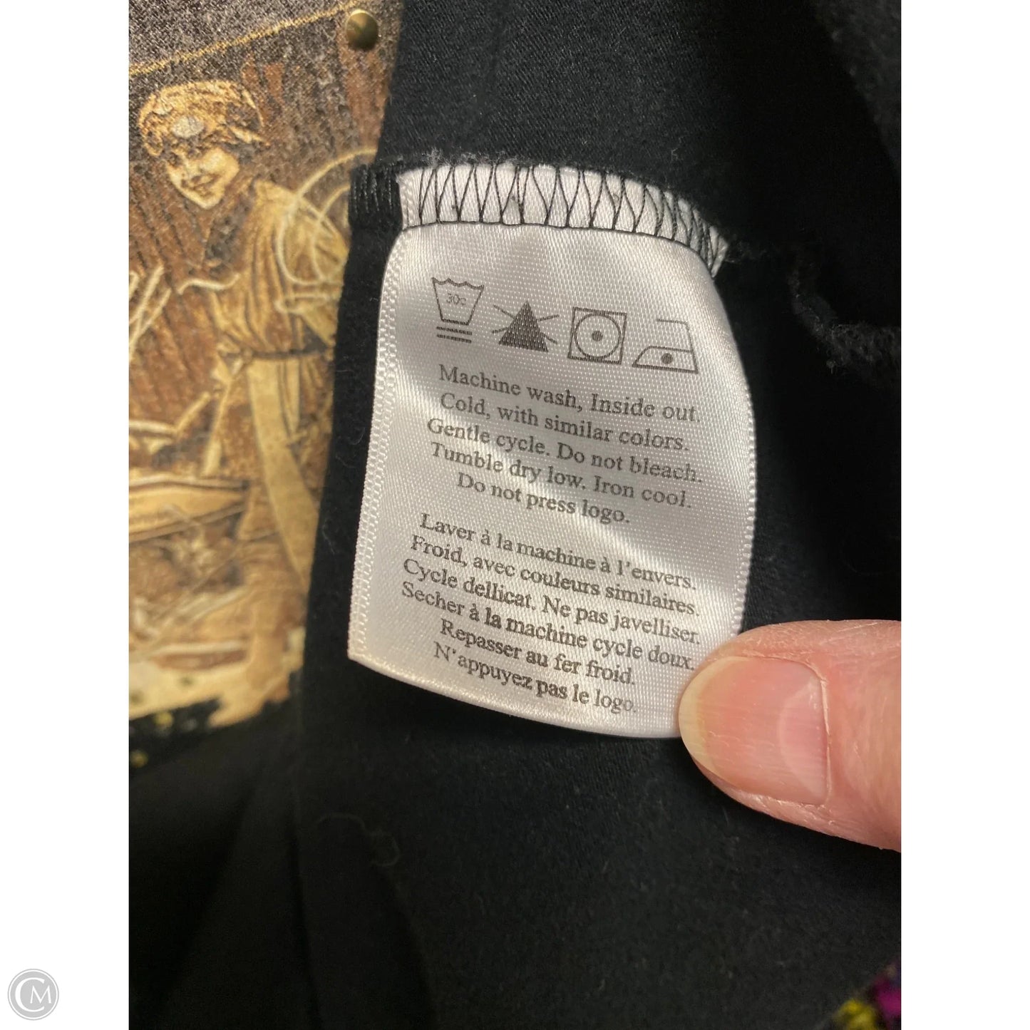 Top Long Sleeve By Harley Davidson In Black, Size: L