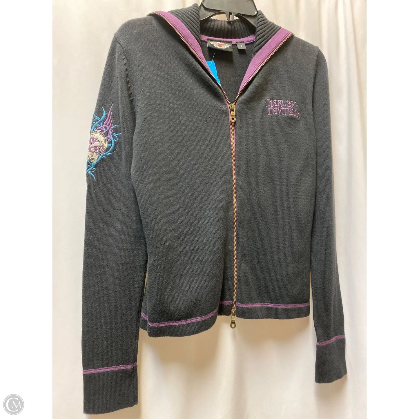 Sweater By Harley Davidson In Black, Size: S