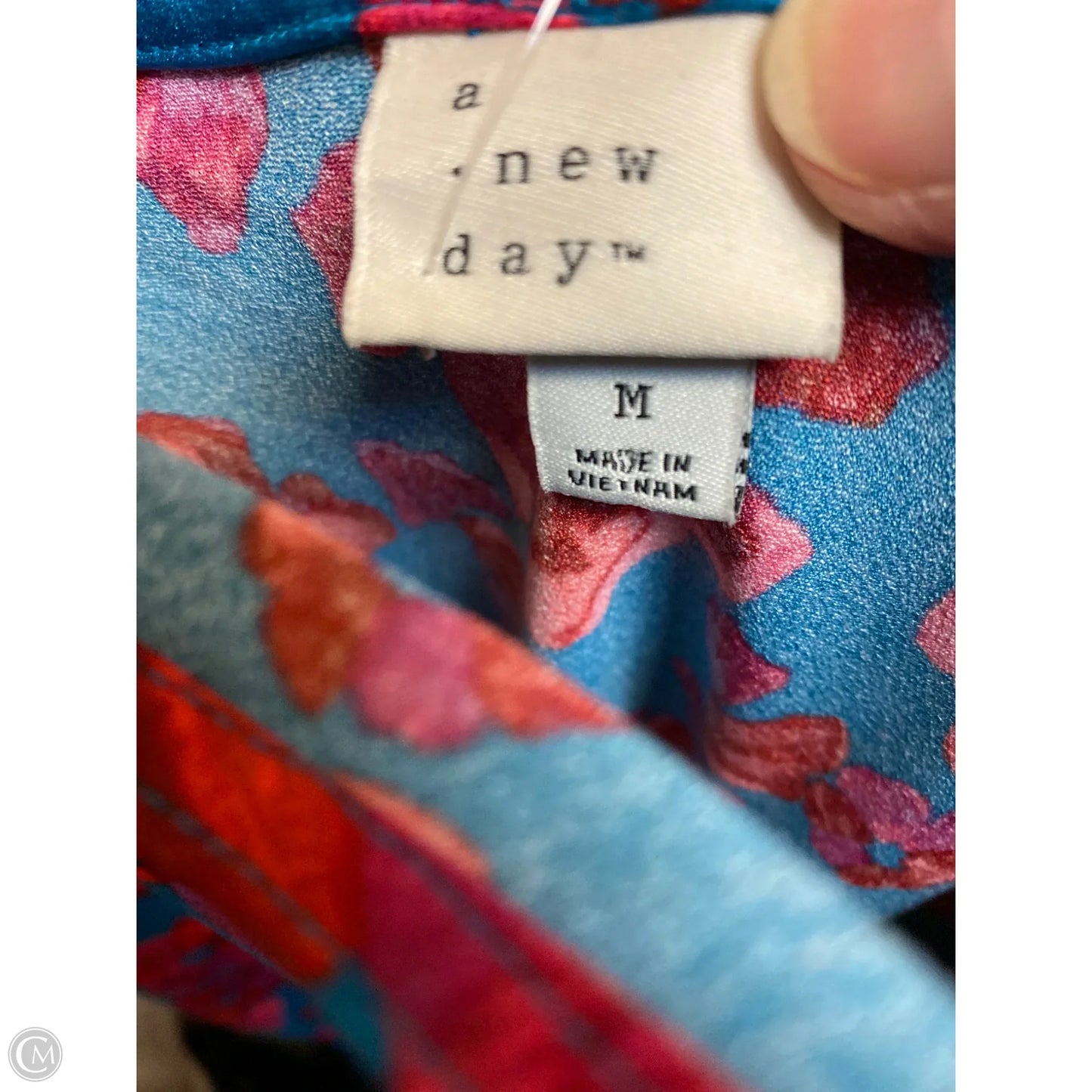 Dress Casual Midi By A New Day In Blue, Size: M