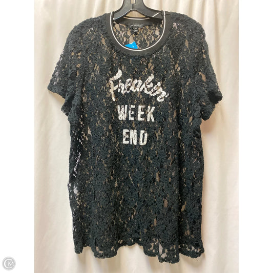 Swimwear Cover-up By Lane Bryant In Black, Size: 1x