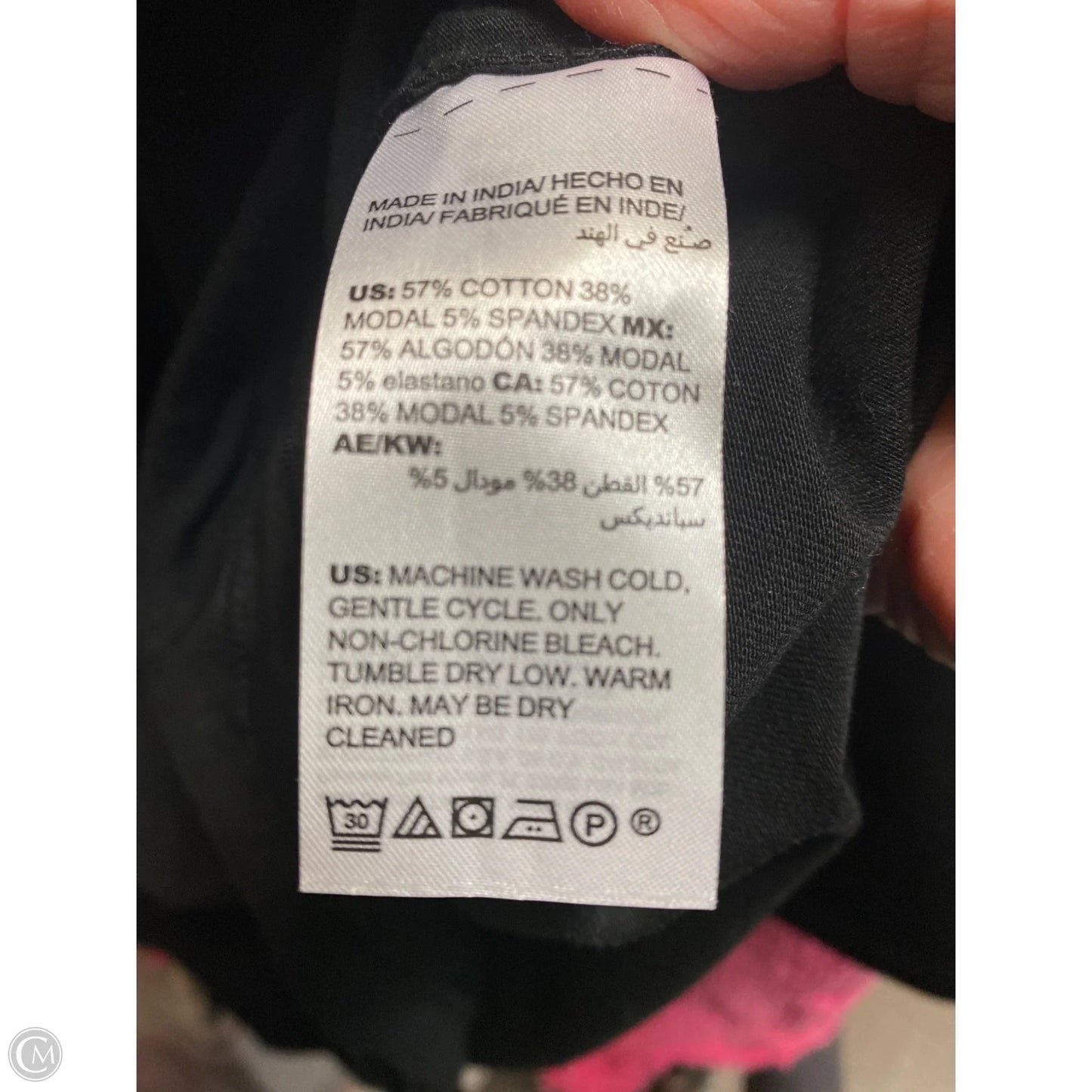 Top Long Sleeve By Chicos In Black, Size: S