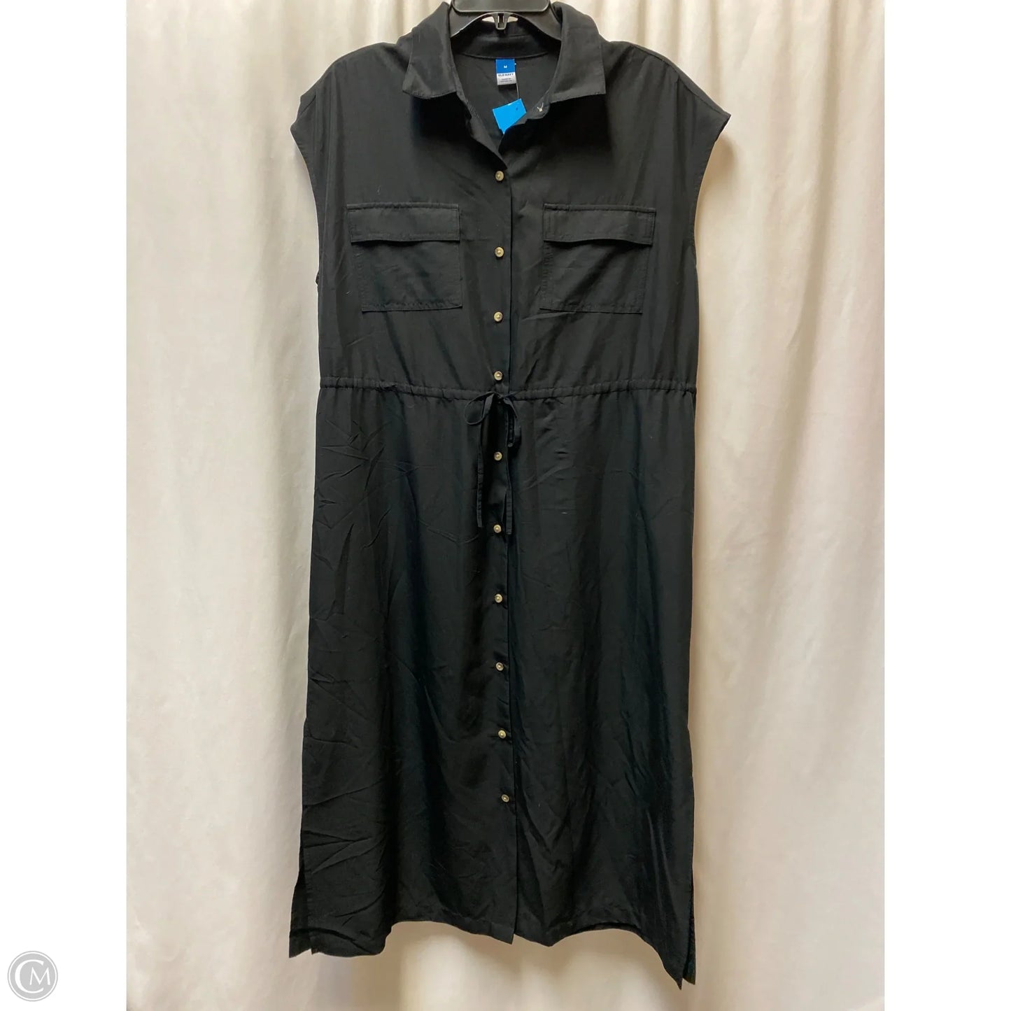 Dress Casual Maxi By Old Navy In Black, Size: M