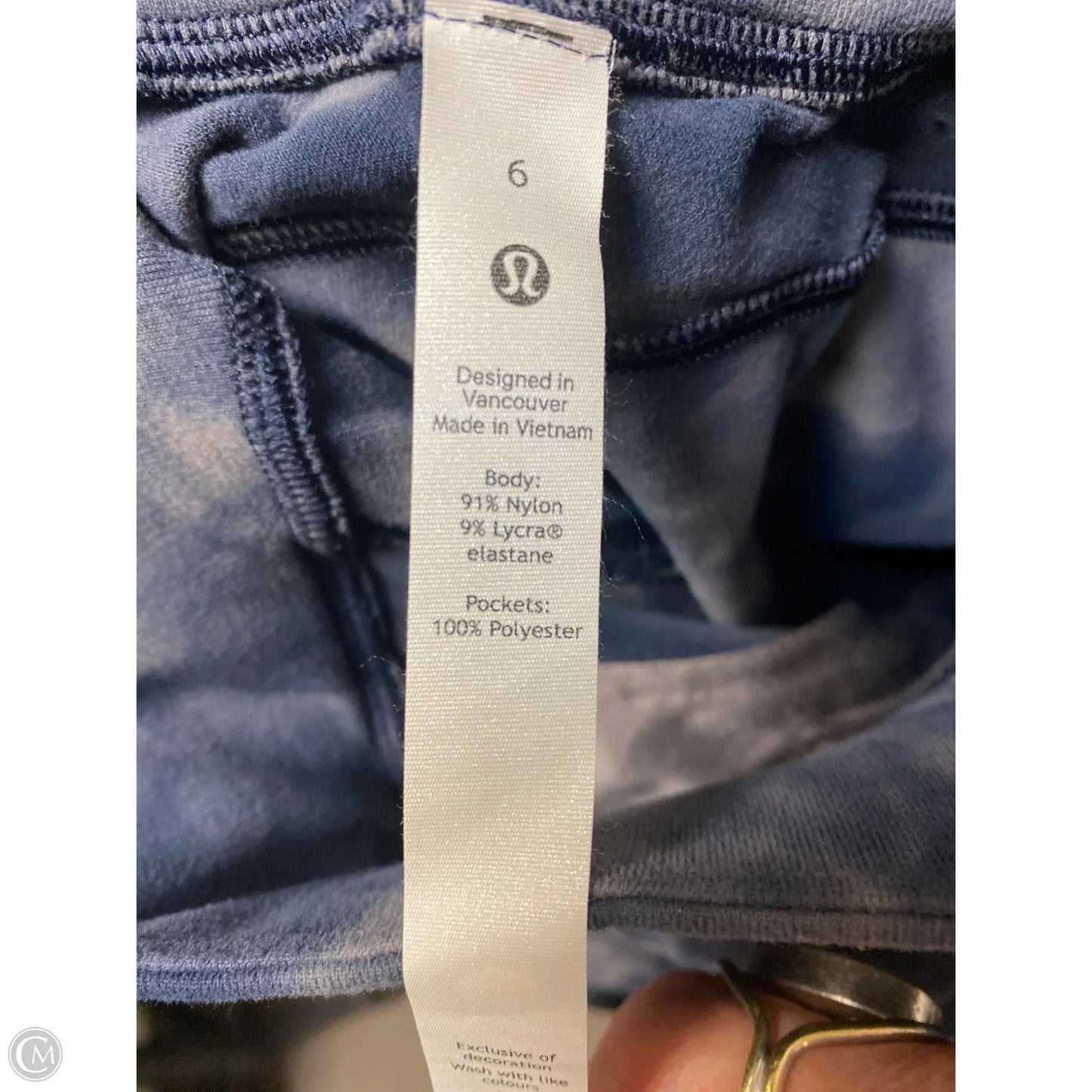 Athletic Pants By Lululemon In Blue, Size: 6