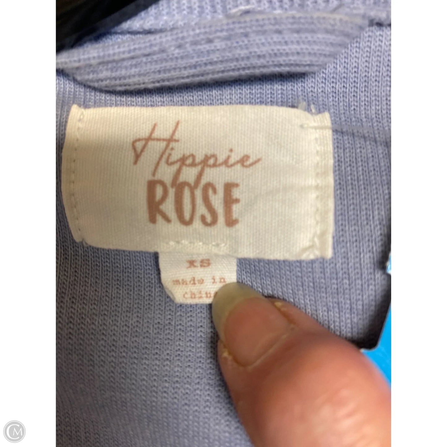 Top Long Sleeve By Hippie Rose In Blue, Size: Xs