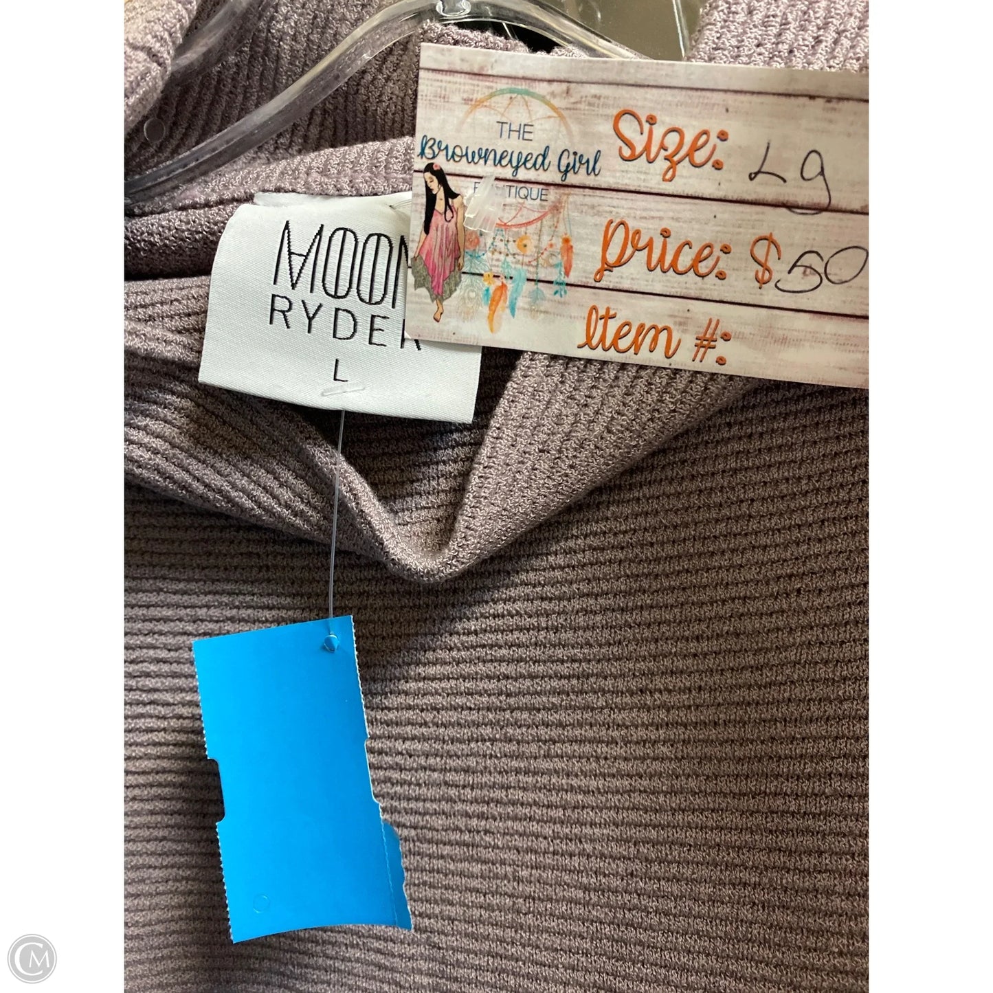 Sweater Dress Midi By Clothes Mentor In Purple, Size: L