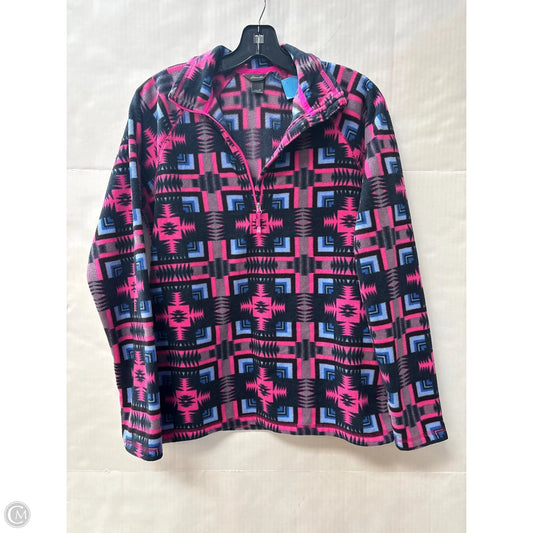 Sweatshirt Collar By Eddie Bauer In Pink, Size: S