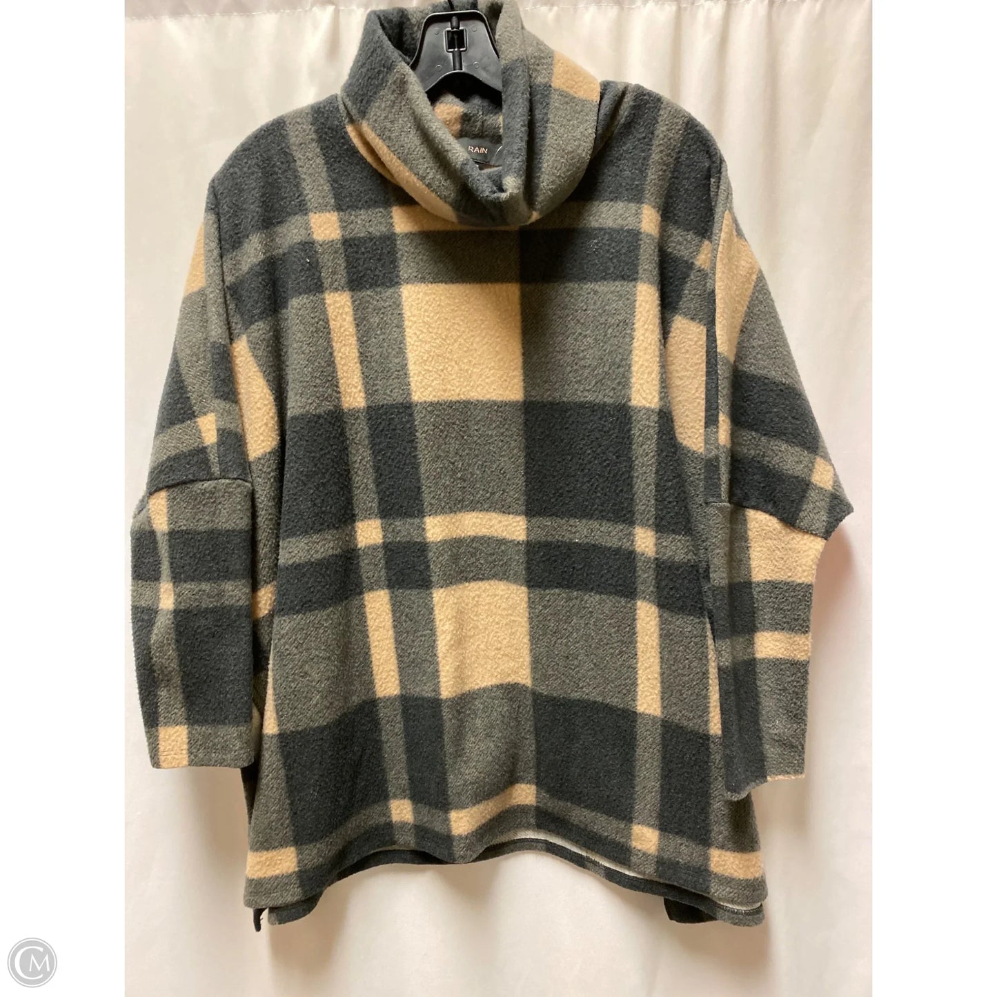 Jacket Shirt By Clothes Mentor In Grey, Size: S