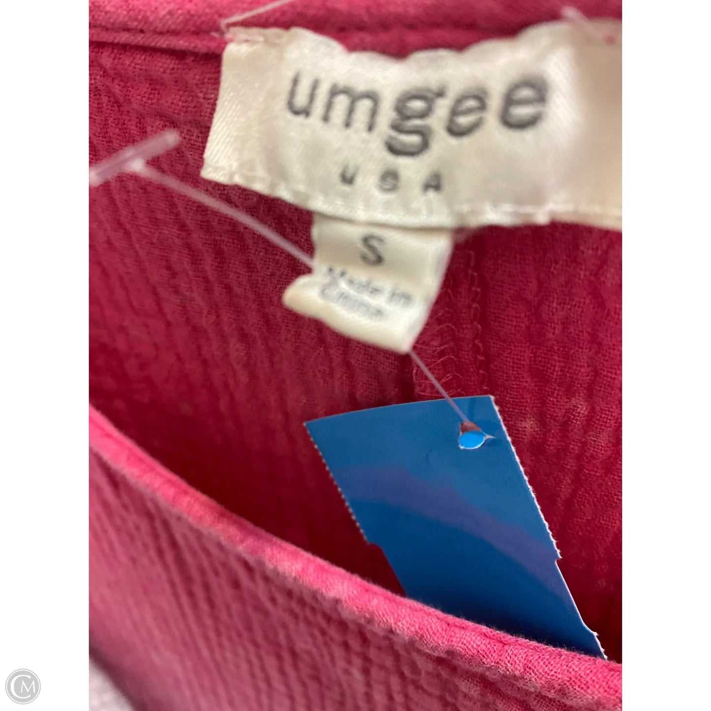 Top Short Sleeve By Umgee In Pink, Size: S