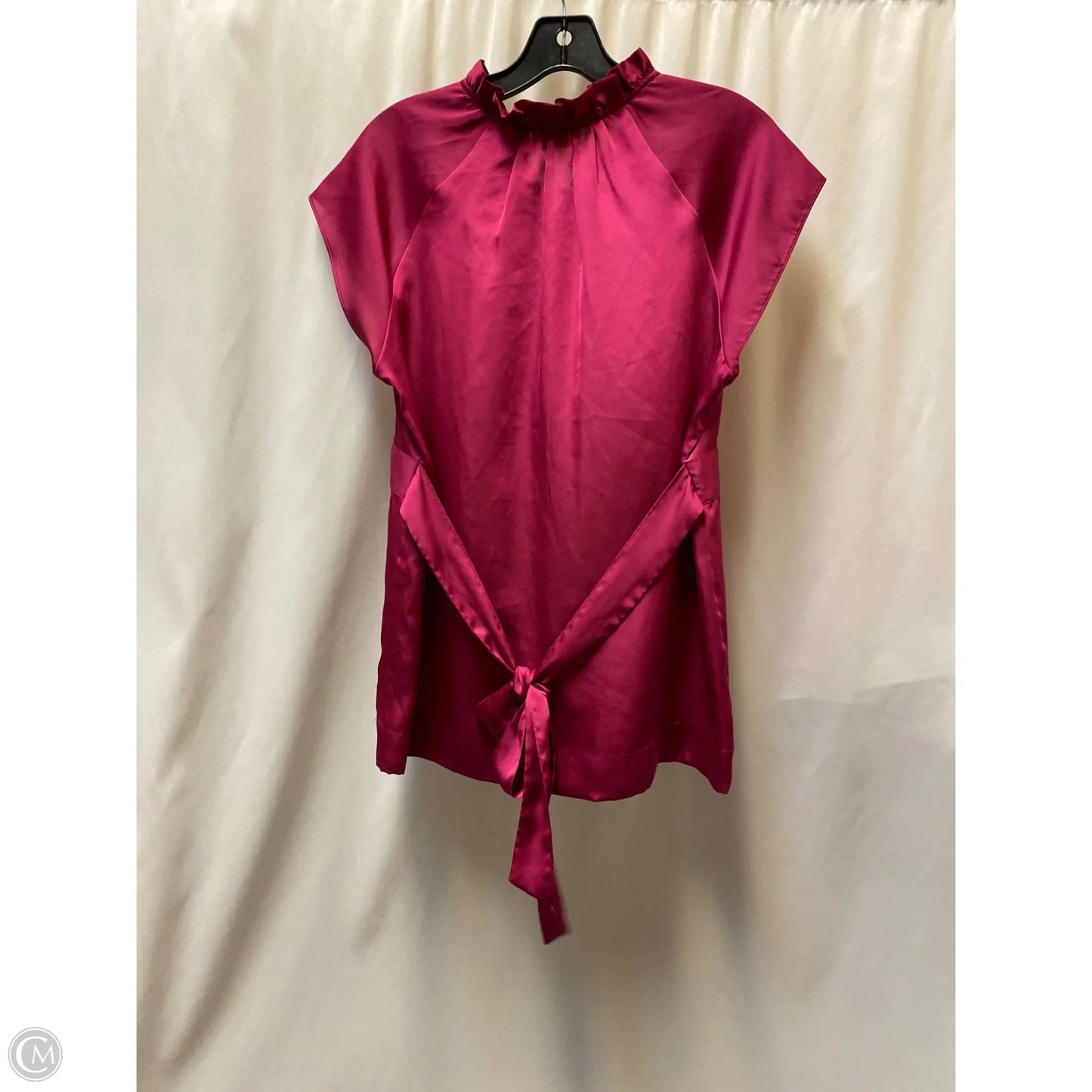 Top Short Sleeve By Apt 9 In Pink, Size: L