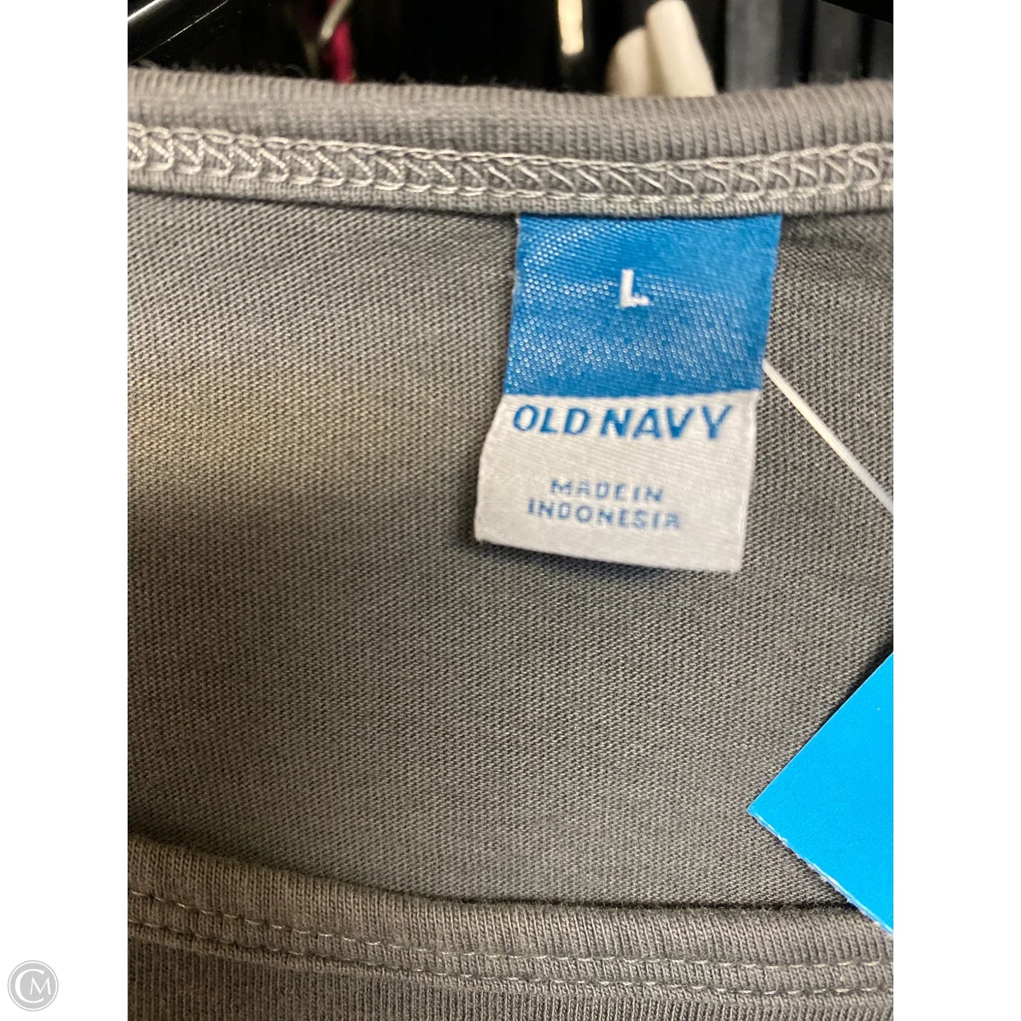 Top Long Sleeve By Old Navy In Grey, Size: L