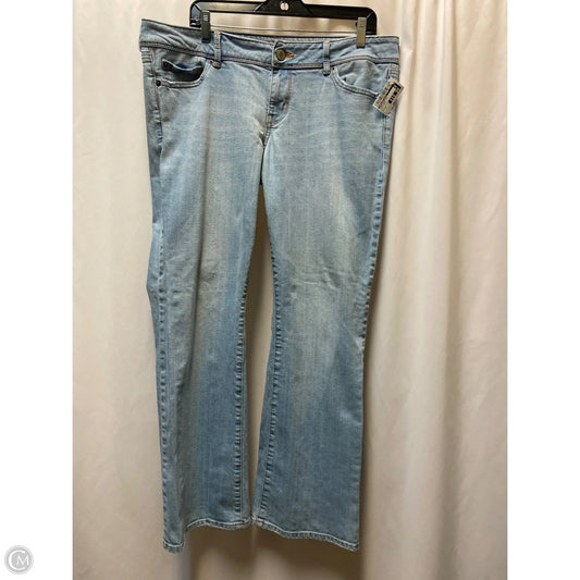 Jeans Boot Cut By American Eagle In Blue Denim, Size: 14