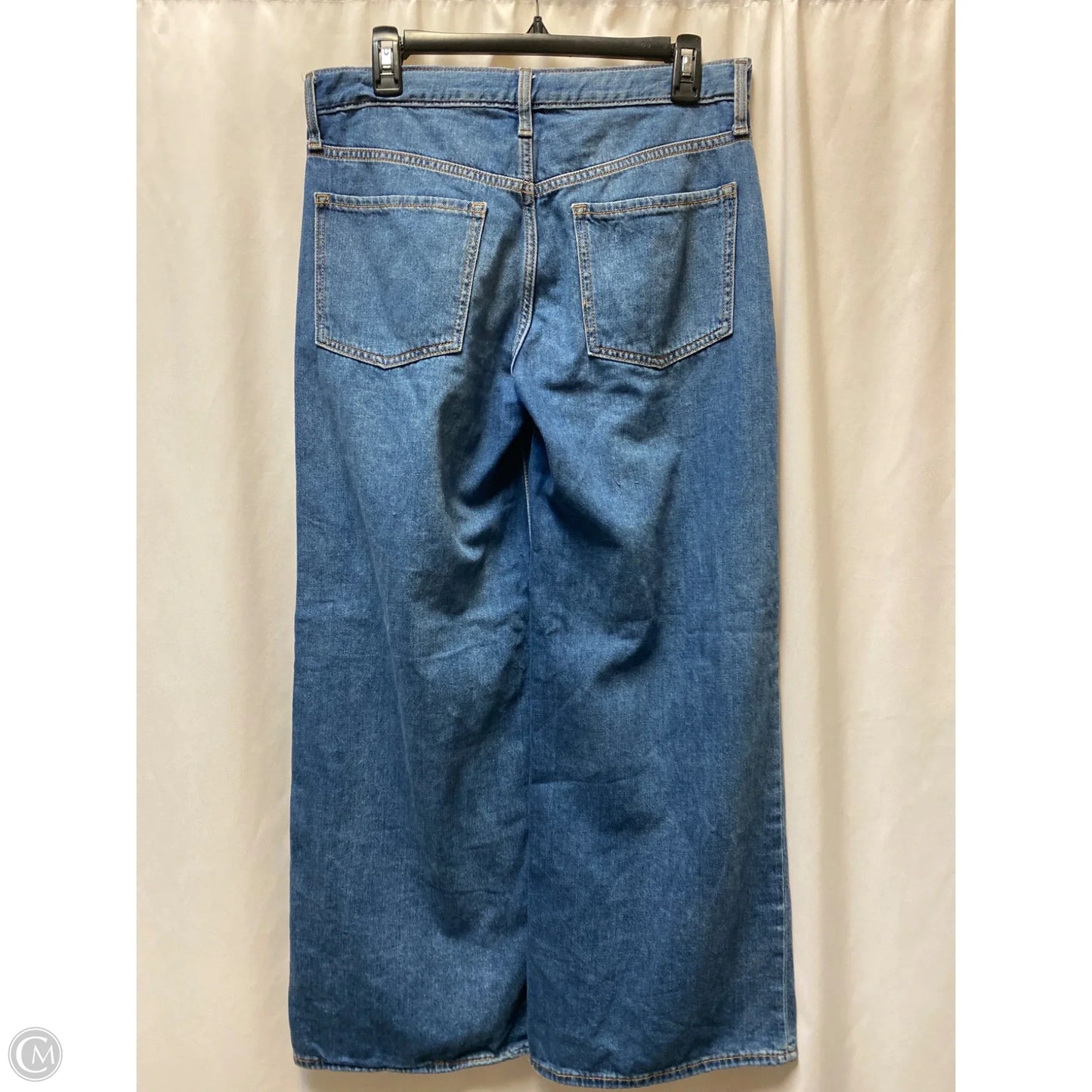 Jeans Straight By Old Navy In Blue Denim, Size: 14