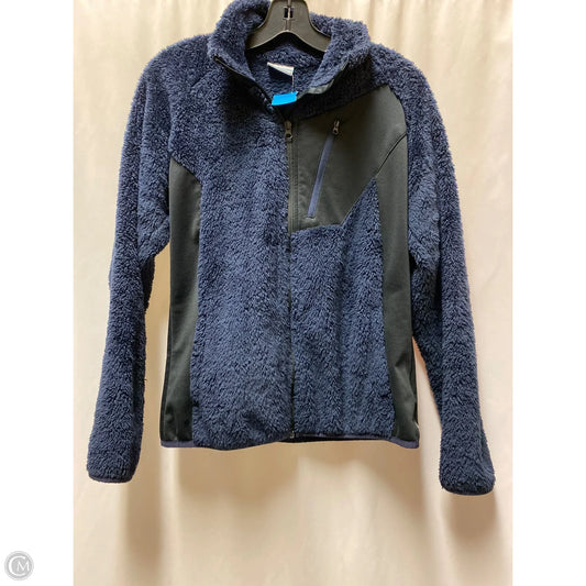 Jacket Faux Fur & Sherpa By Columbia In Blue, Size: M