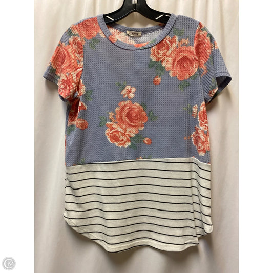 Top Short Sleeve By Clothes Mentor In Blue, Size: S