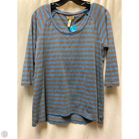 Top 3/4 Sleeve By Matilda Jane In Blue, Size: M