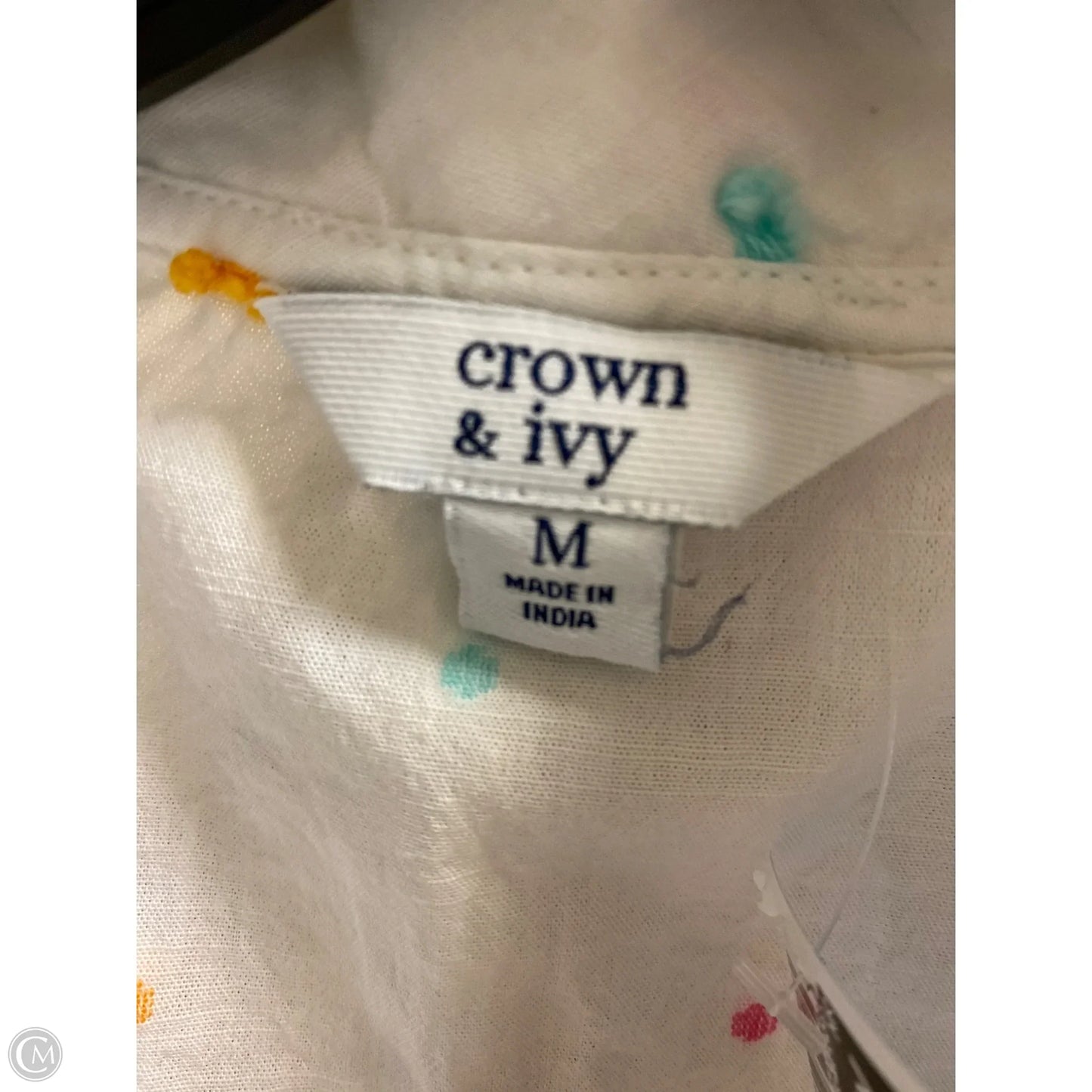 Top Sleeveless By Crown And Ivy In White, Size: M