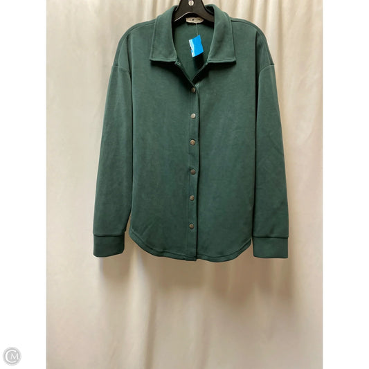 Top Long Sleeve By Cable And Gauge In Green, Size: M