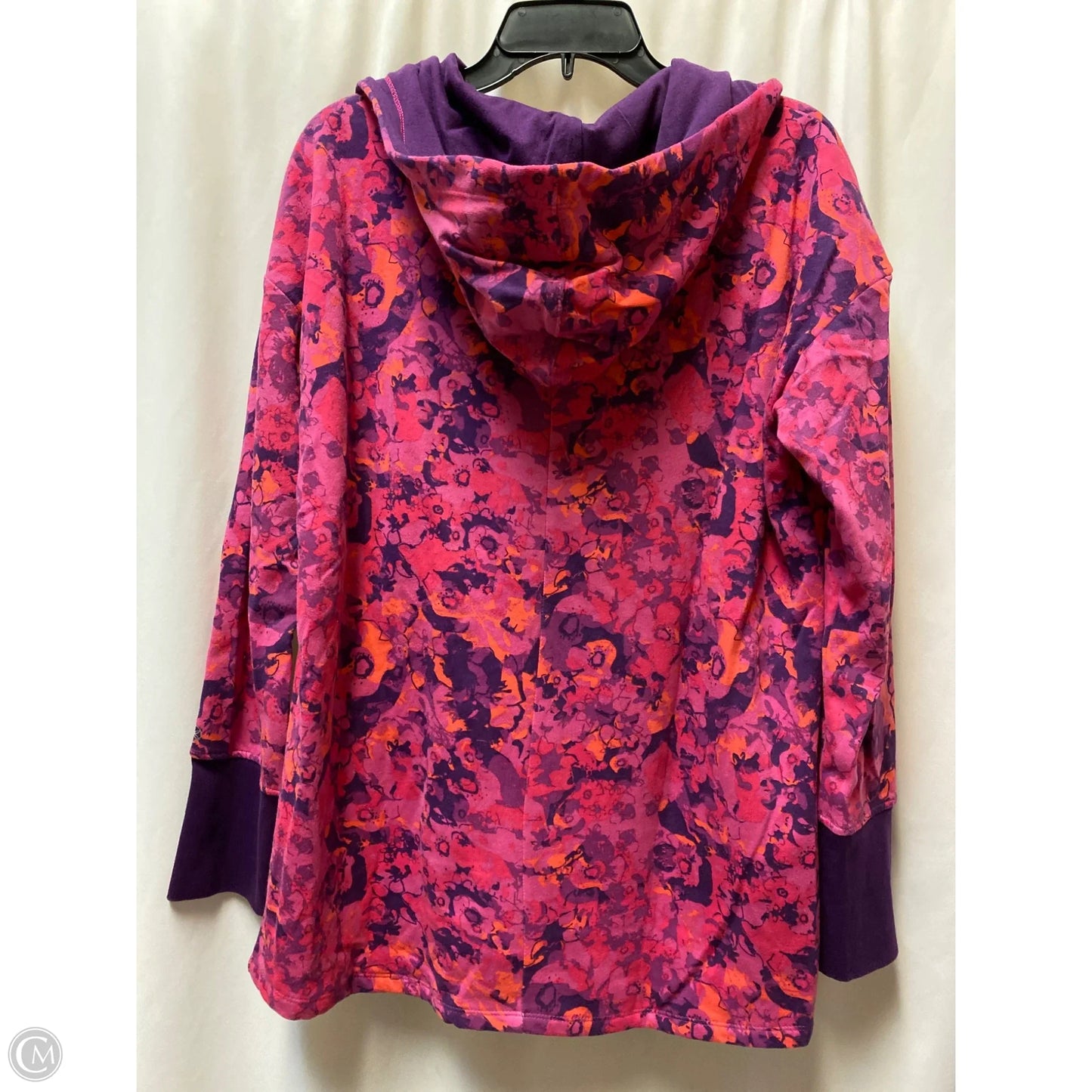 Athletic Jacket By Gaiam In Purple, Size: Xl