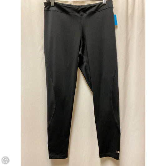 Athletic Leggings By Champion In Black, Size: L