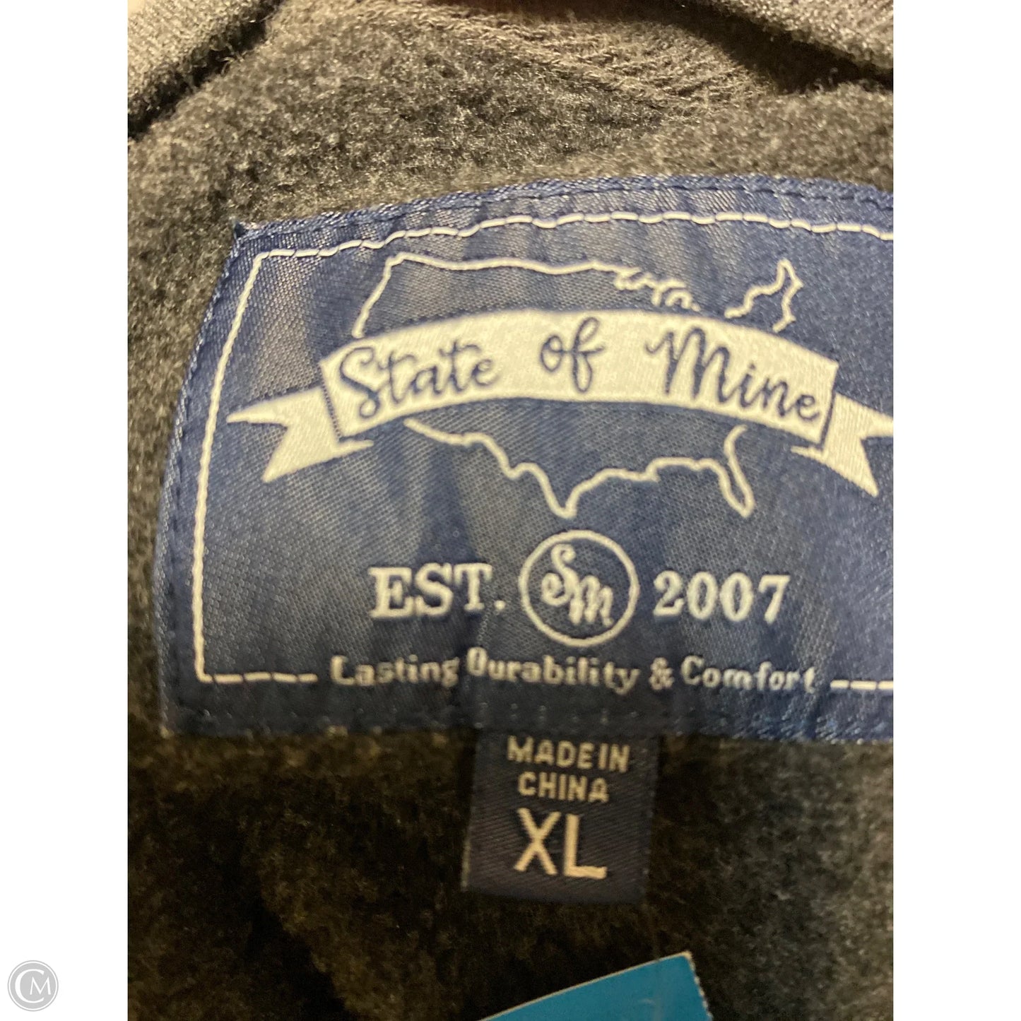 Sweatshirt Crewneck By State Of Mine In Black, Size: Xl