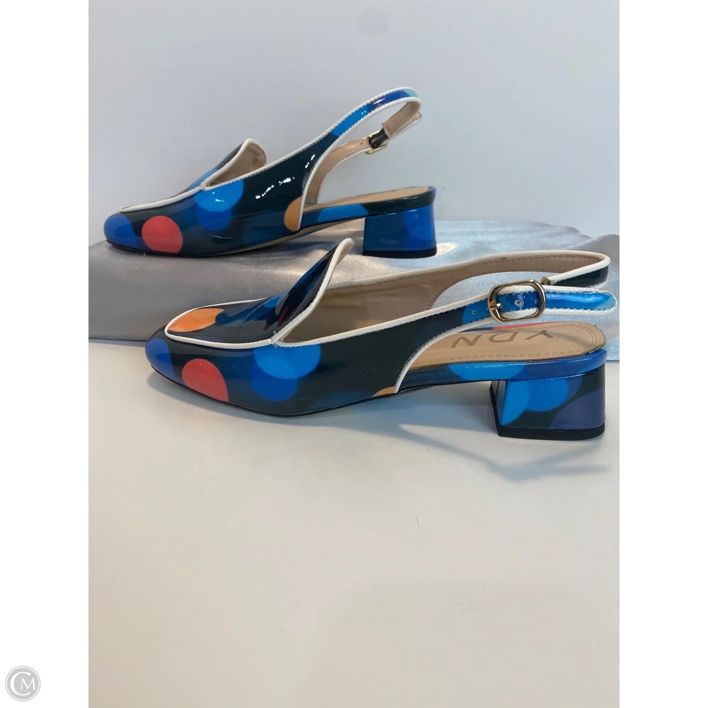 Shoes Heels Wedge By Clothes Mentor In Blue, Size: 8