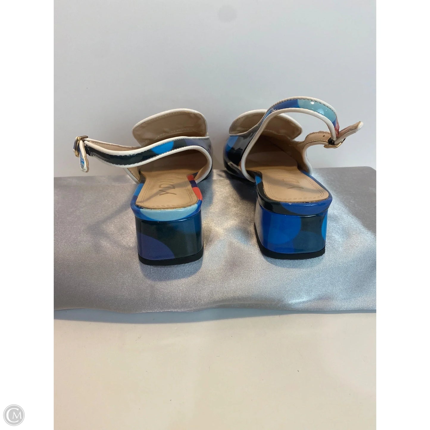 Shoes Heels Wedge By Clothes Mentor In Blue, Size: 8