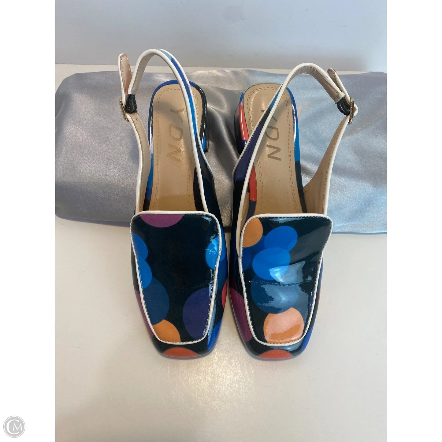 Shoes Heels Wedge By Clothes Mentor In Blue, Size: 8