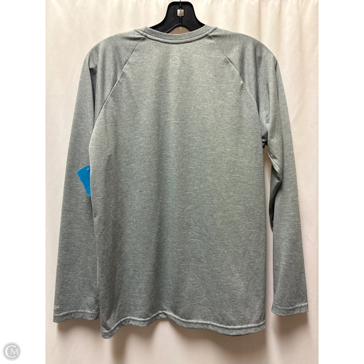 Athletic Top Long Sleeve Crewneck By Nike In Grey, Size: S