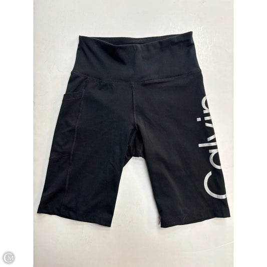 Athletic Shorts By Calvin Klein In Black, Size: Xs
