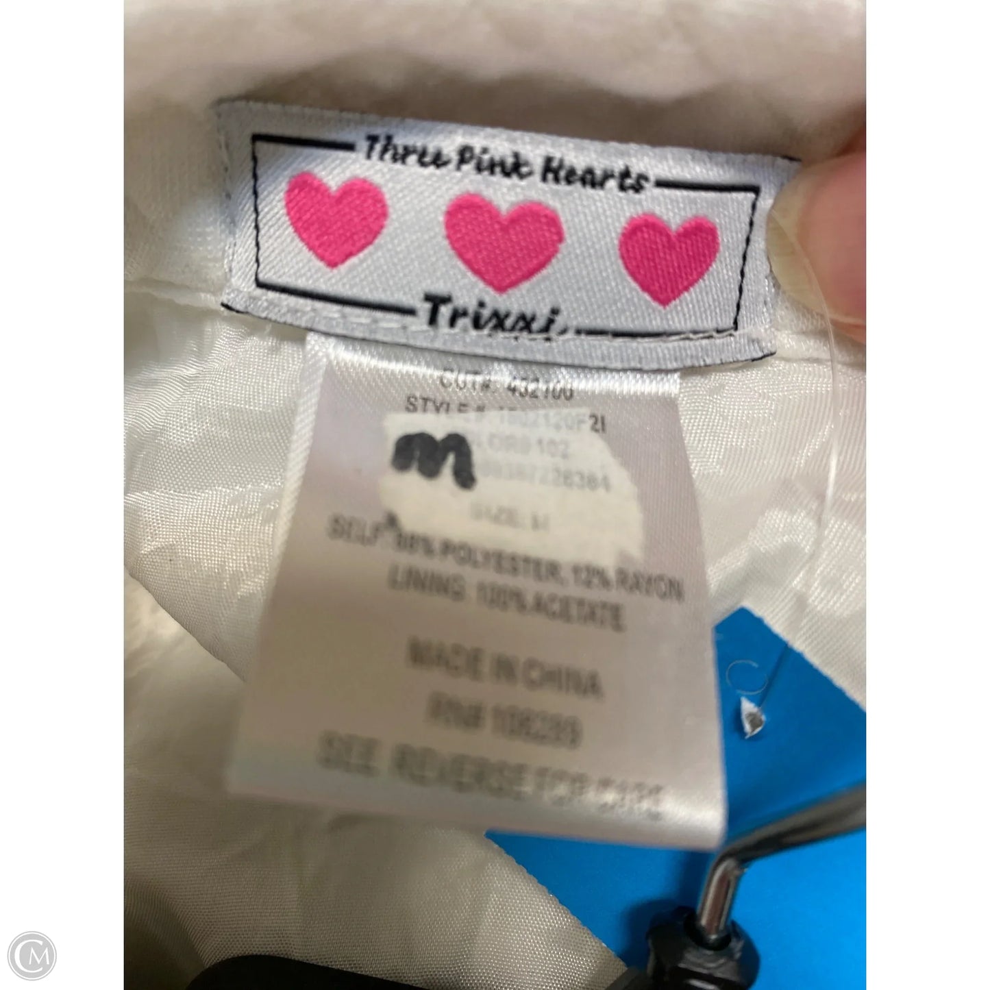 Coat Other By Trixxi In White, Size: M