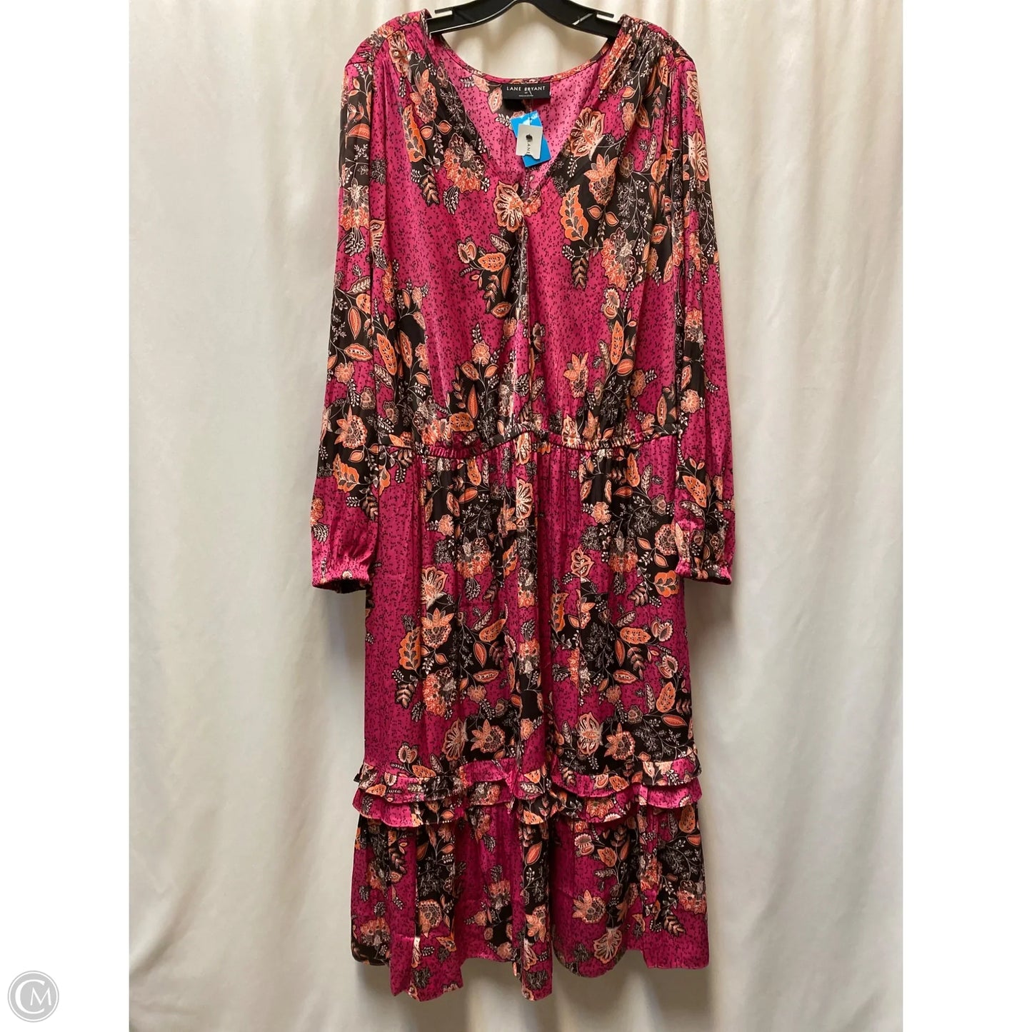 Dress Casual Maxi By Lane Bryant In Pink, Size: 3x