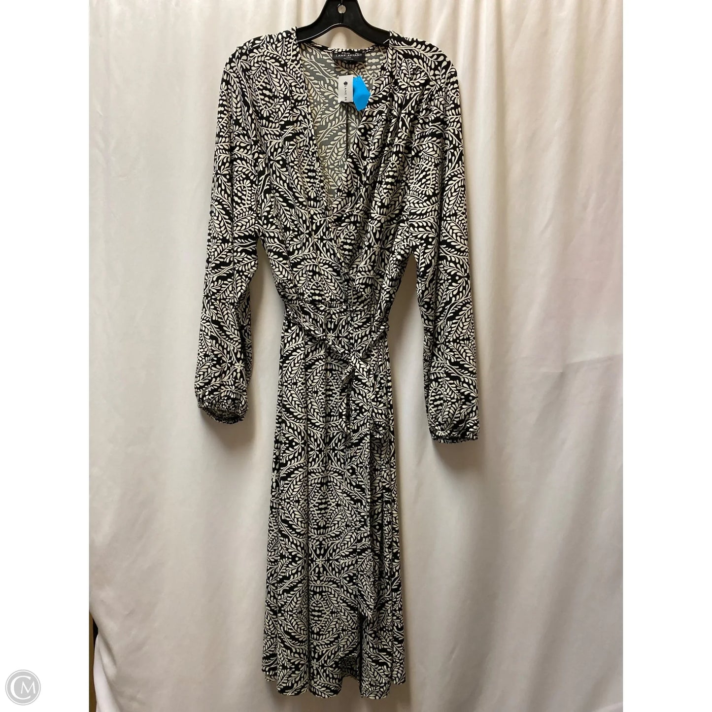 Dress Casual Maxi By Lane Bryant In Black & White, Size: 3x