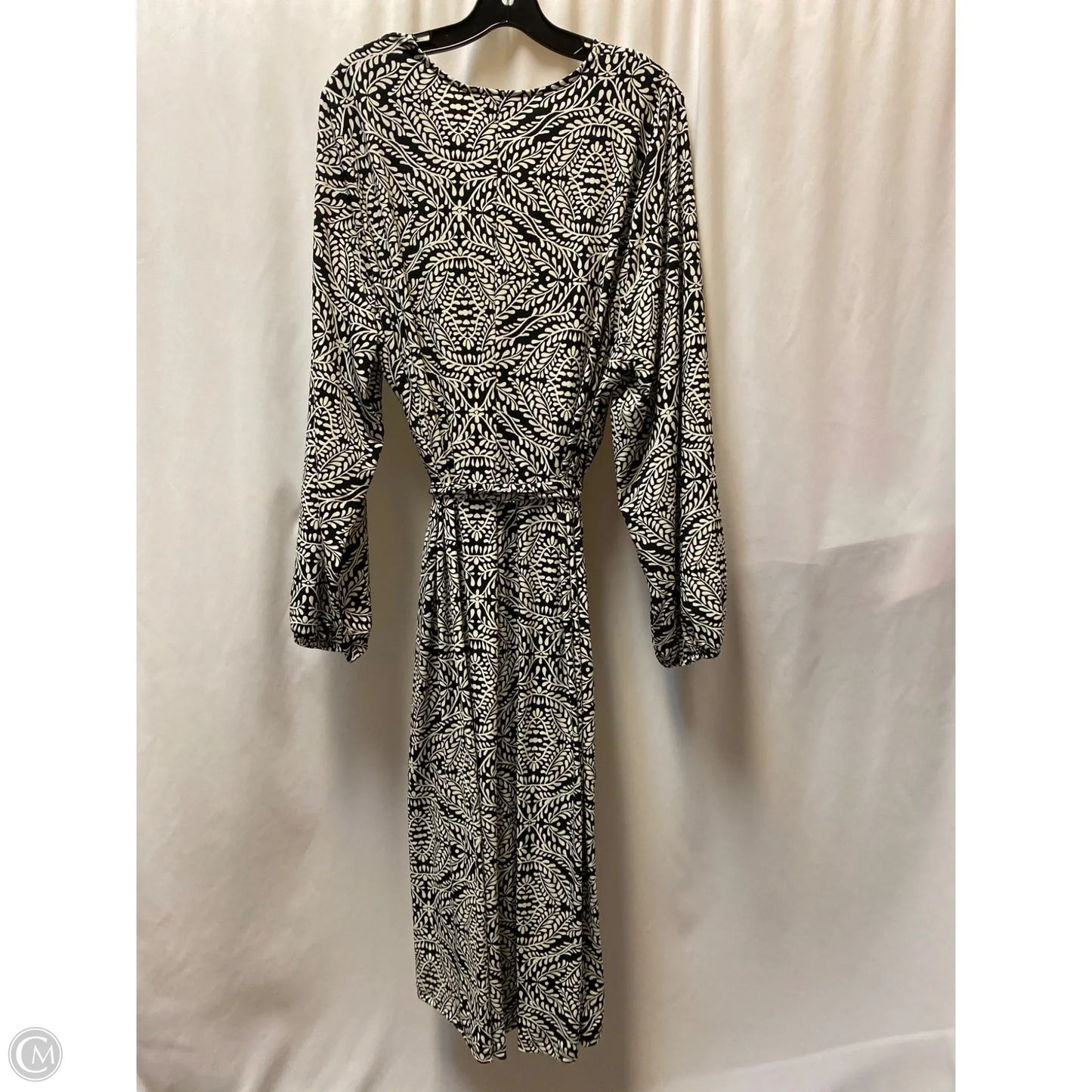 Dress Casual Maxi By Lane Bryant In Black & White, Size: 3x