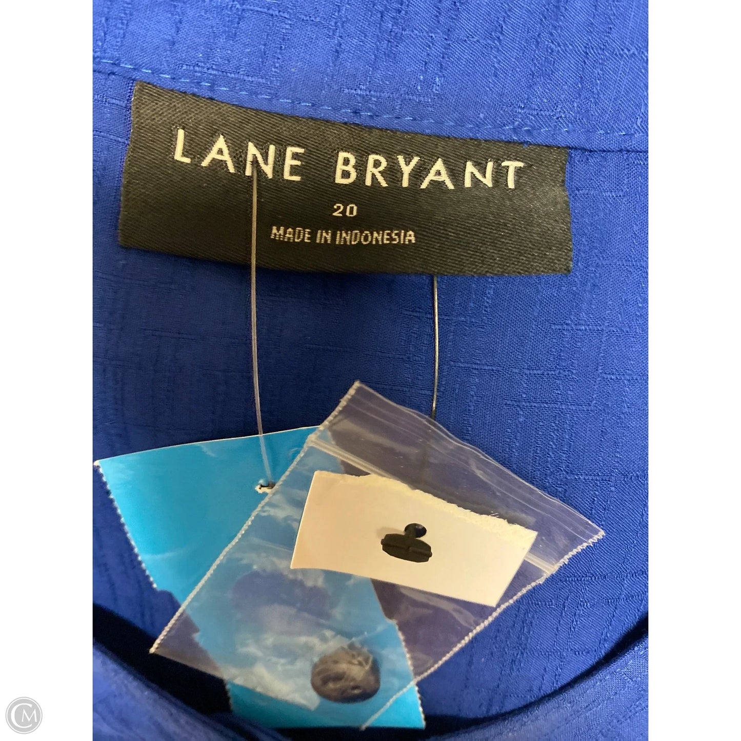 Top Long Sleeve By Lane Bryant In Blue, Size: 2x