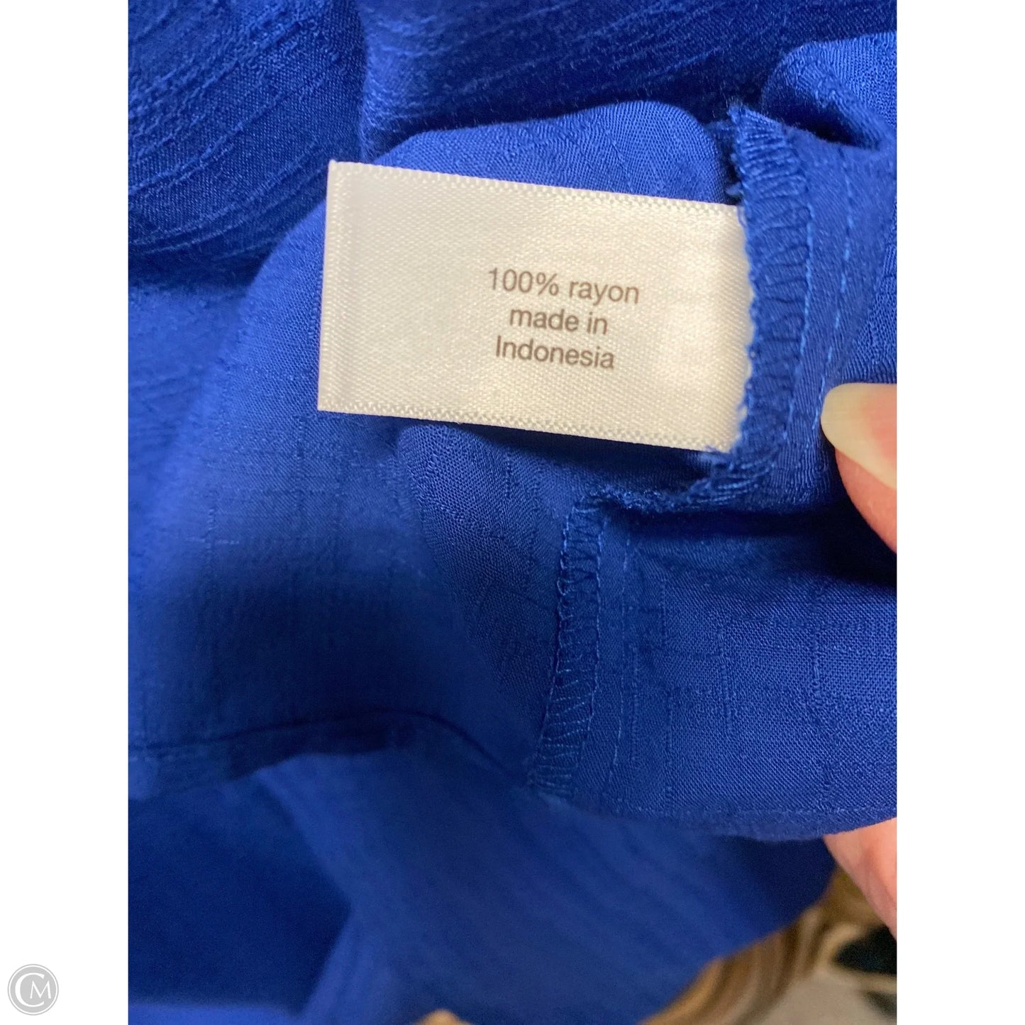 Top Long Sleeve By Lane Bryant In Blue, Size: 2x