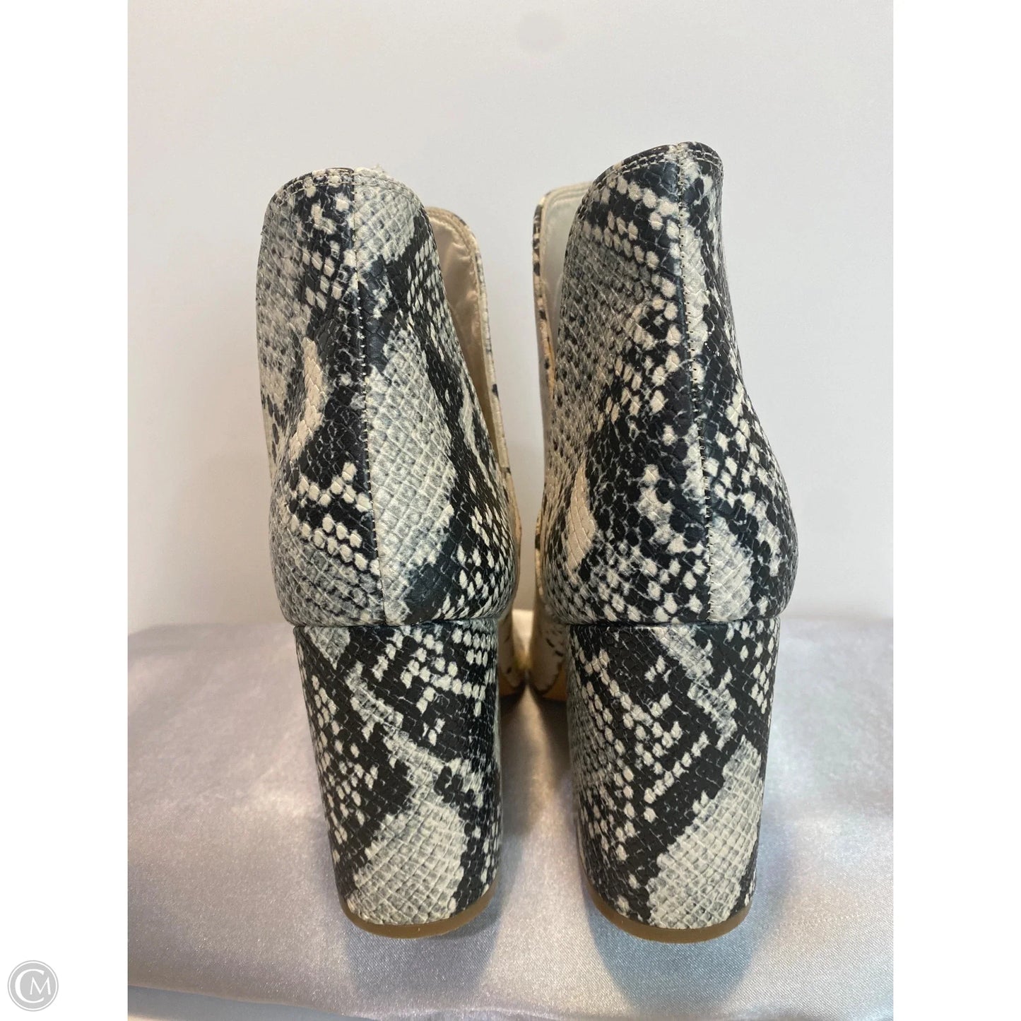 Shoes Heels Block By Madden Girl In Animal Print, Size: 8.5