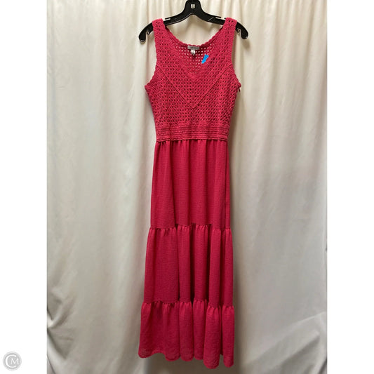Dress Casual Maxi By Nine West In Pink, Size: M