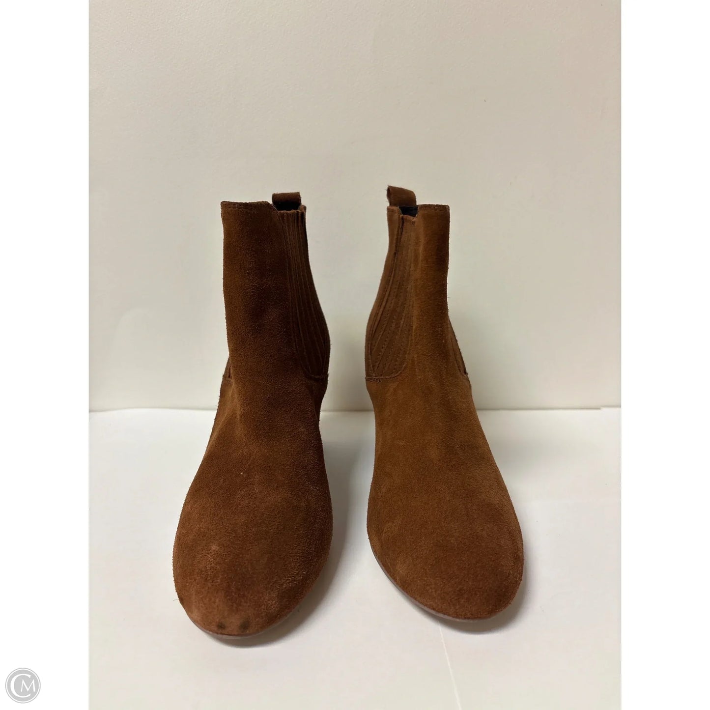 Boots Ankle Heels By Steve Madden In Brown, Size: 10