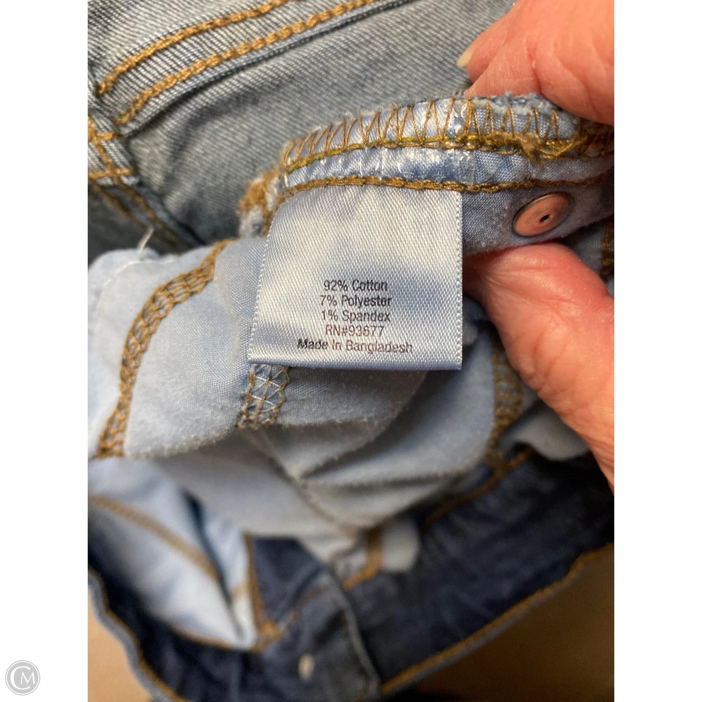 Jeans Straight By St Johns Bay In Blue Denim, Size: 18