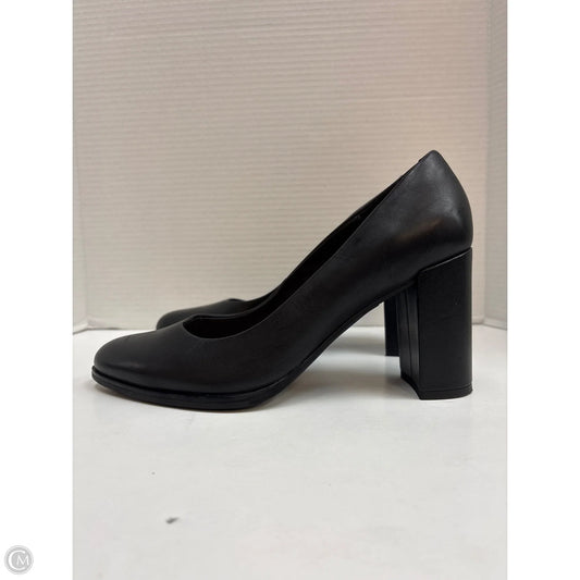 Shoes Heels Block By Clarks In Black, Size: 10
