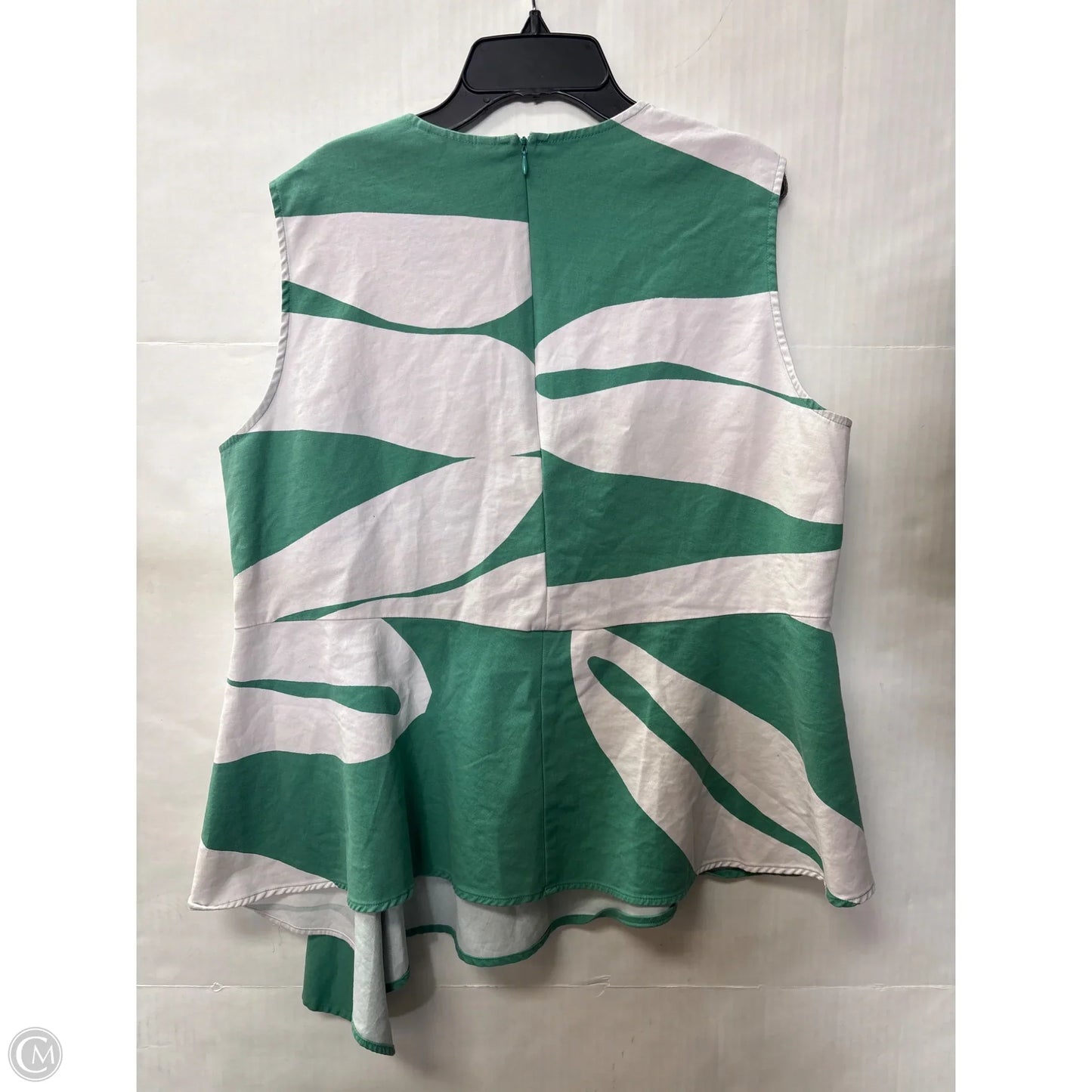 Top Sleeveless By Marimekko In Green, Size: Xl