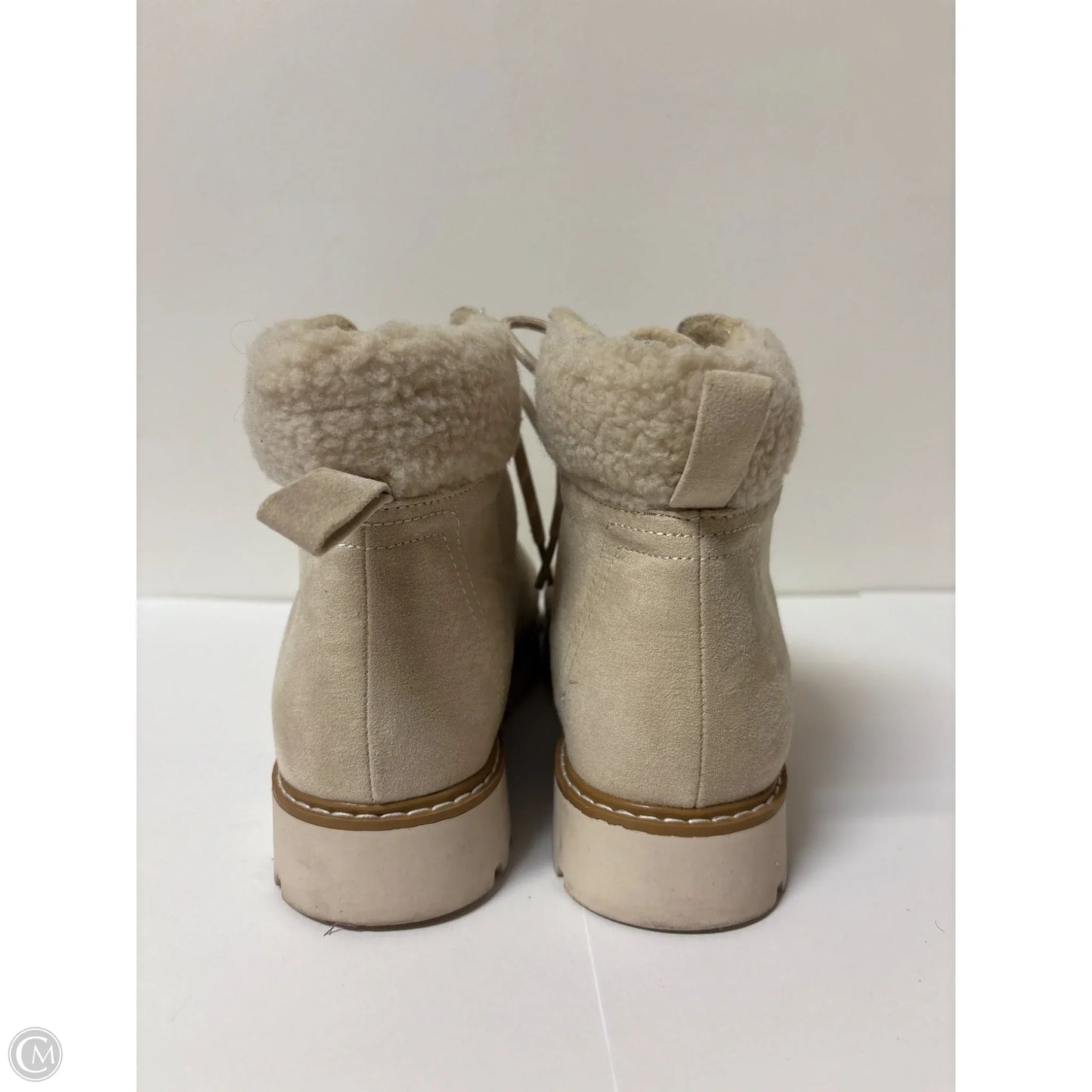 Boots Ankle Flats By Sonoma In Beige, Size: 9