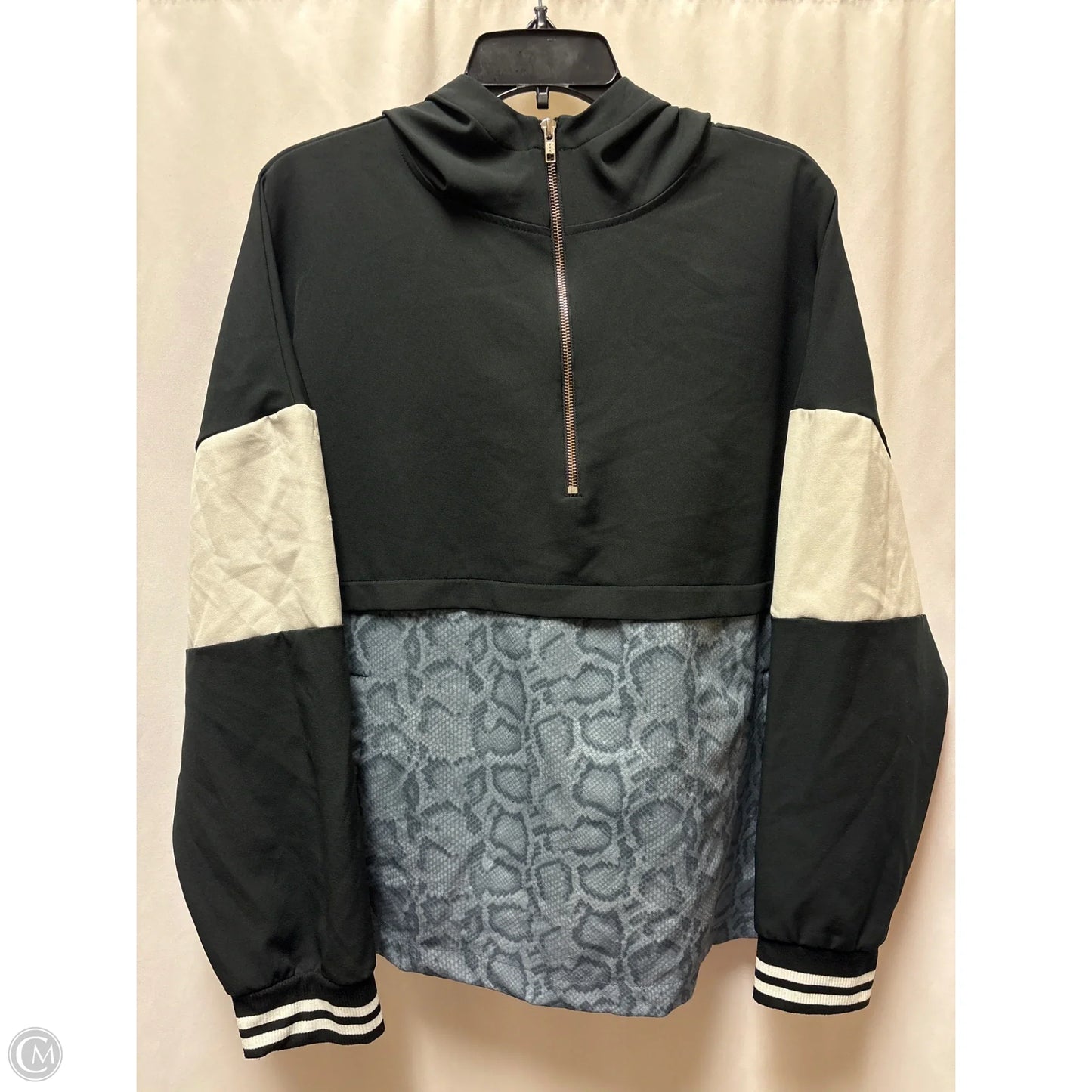 Athletic Jacket By Avia In Black, Size: Xl