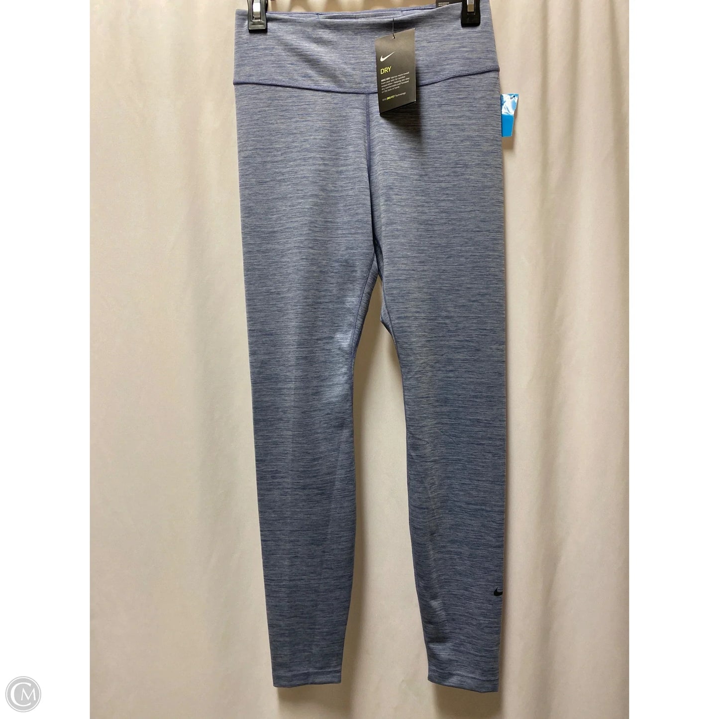 Athletic Leggings By Nike In Blue, Size: M