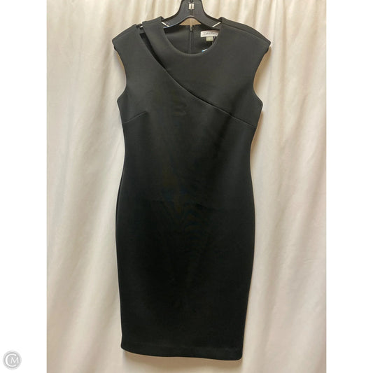 Dress Casual Midi By Calvin Klein In Black, Size: S